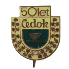 ЧЕХОСЛОВАКИЯ 1970 знак на игле «CEDOK». Интурист. 50 лет образования