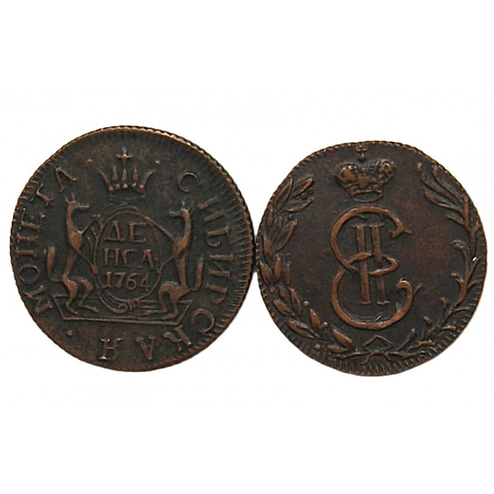 РОССИЯ деньга 1764. «Сибирская монета». КОПИЯ