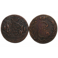 РОССИЯ 1 копейка 1766. «Сибирская монета». КОПИЯ