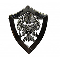 Нагрудный знак "Герб России". Серебро