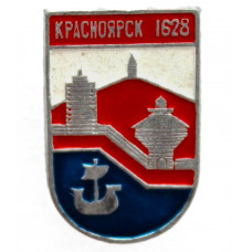 СССР 1978 нагрудный знак «КРАСНОЯРСК». 350 лет со дня основания города