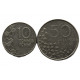 ФИНЛЯНДИЯ набор из 2 монет 1990-2001. «Природа Финляндии» (10 и 50 пенни)