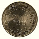 КОЛУМБИЯ 200 песо 2013 UNC. Птица попугай - Красный ара КОЛУМБИЯ 200 песо 2013 UNC. Птица попугай - Красный ара