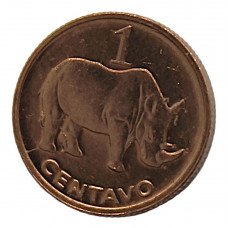 МОЗАМБИК 1 сентаво 2006 UNC. Носорог