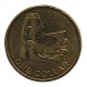 СОЛОМОНОВЫ ОСТРОВА 1 доллар 2012 UNC. Нусу-Нусу - защитный идол морского духа