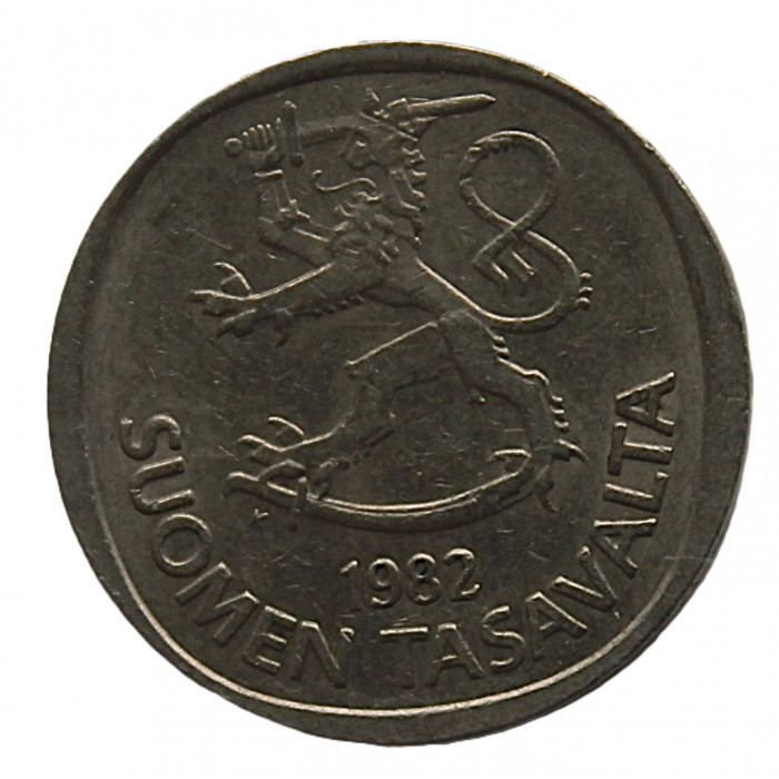 ФИНЛЯНДИЯ 1 марка 1982 (KM# 49a)