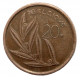 БЕЛЬГИЯ 20 франков 1981 (KM#159 «BELGIQUE») Бодуэн I