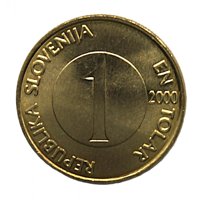 СЛОВЕНИЯ 1 толар 1999 UNC. Форель
