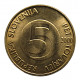 СЛОВЕНИЯ 5 толаров 2000 UNC. Козел альпийский