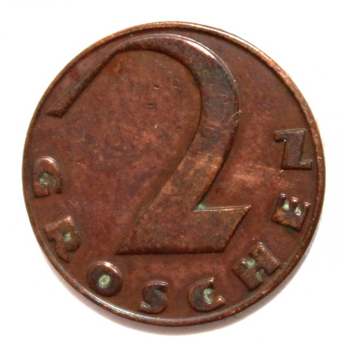 АВСТРИЯ 2 гроша 1930 (KM# 2837)