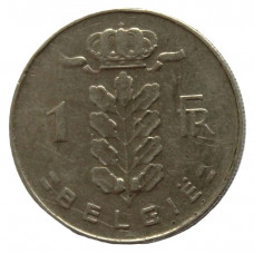 БЕЛЬГИЯ 1 франк 1970 (KM#143.1) «BELGIE»