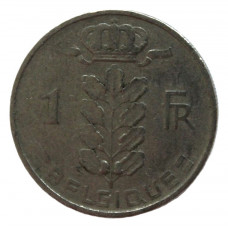 БЕЛЬГИЯ 1 франк 1951 (KM#142.1 «BELGIQUE»)