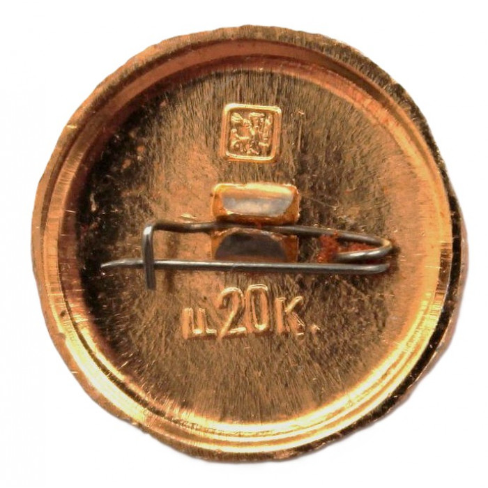 СССР нагрудный знак «ДРЕВНИЙ ГЕРБ». Венев