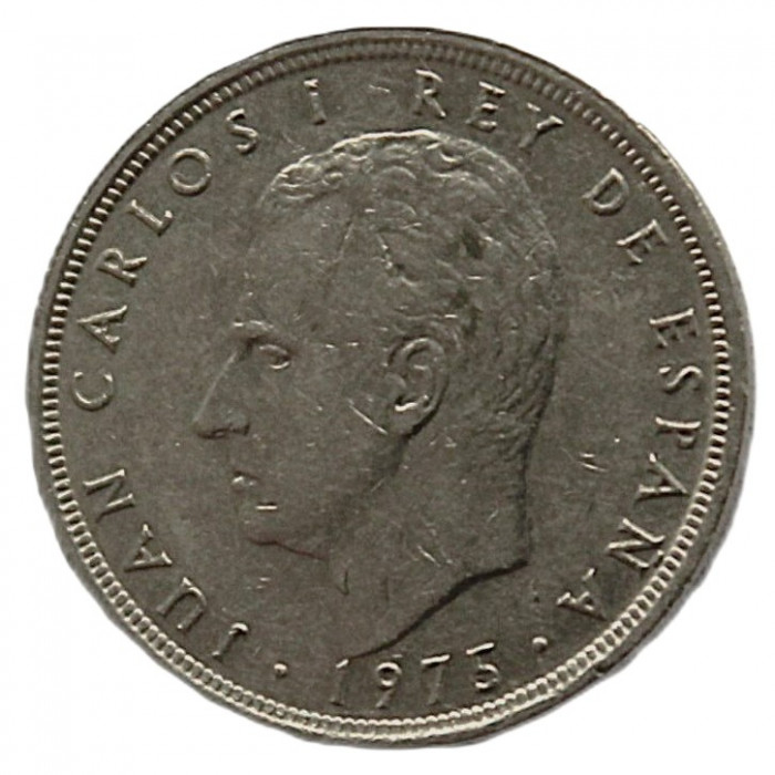 ИСПАНИЯ 5 песет 1980 (KM# 807). Хуан Карлос I.