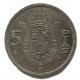 ИСПАНИЯ 5 песет 1983 (KM# 807). Хуан Карлос I.