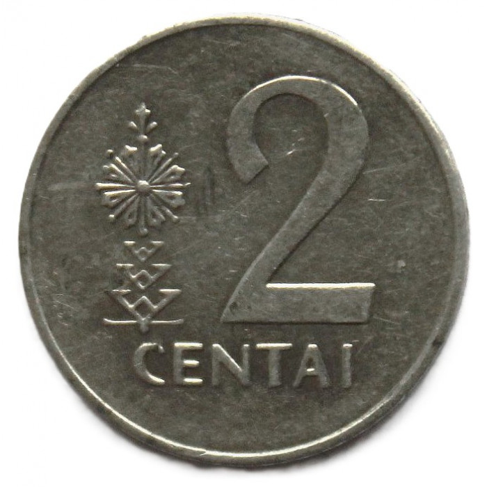 ЛИТВА 2 цента 1991