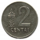 ЛИТВА 2 цента 1991