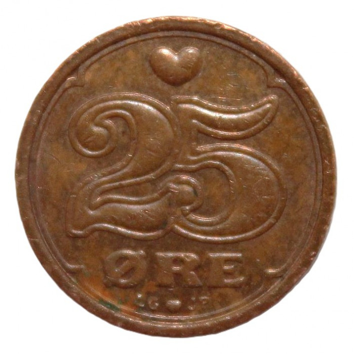 ДАНИЯ 25 эре 1991 (KM# 868.1) Маргрете II
