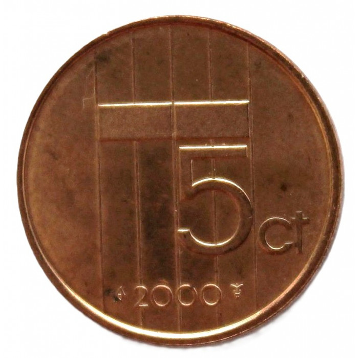 НИДЕРЛАНДЫ 5 центов 2000 (KM# 202) Беатрикс. Миллениум НИДЕРЛАНДЫ 5 центов 2000 (KM# 202) Беатрикс. Миллениум