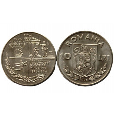 РУМЫНИЯ 10 лей 1996 UNC. «XXVI ЛЕТНИЕ ОЛИМПИЙСКИЕ ИГРЫ В АТЛАНТЕ». 100 лет Олимпийским играм