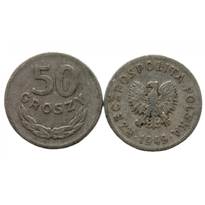 ПОЛЬША 50 грошей 1949