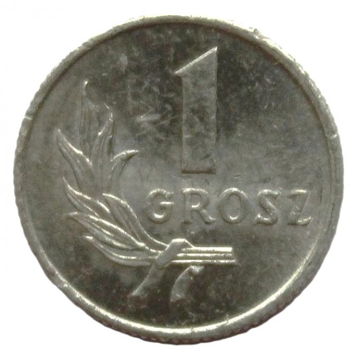 ПОЛЬША 1 грош 1949 (Y# 39). Один год чеканки
