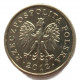 ПОЛЬША 10 грошей 2012 (Y# 279) UNC