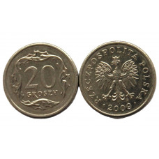 ПОЛЬША 20 грошей 2009