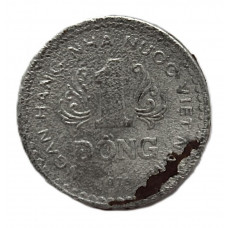 ВЬЕТНАМ 1 донг 1976 (KM# 14 - один год чекана)