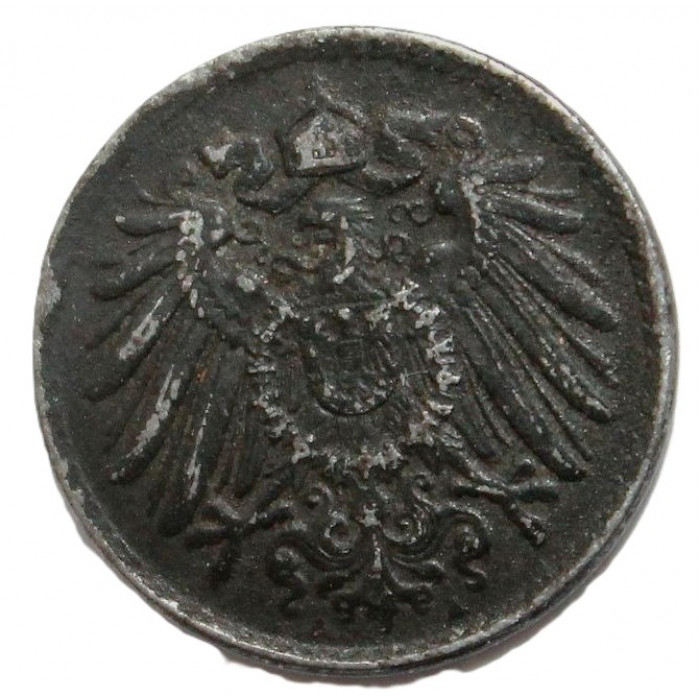 ГЕРМАНИЯ 5 пфеннигов 1918 А (KM# 19)