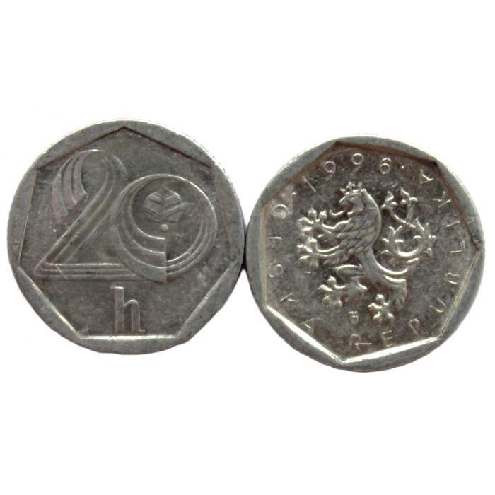 ЧЕХИЯ 20 геллеров 1996