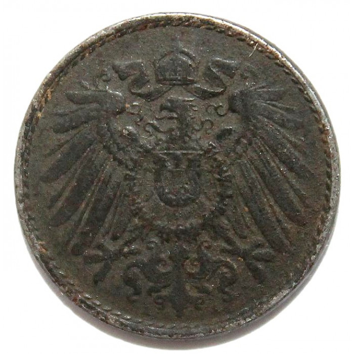 ГЕРМАНИЯ 5 пфеннигов 1919 А (KM# 19)
