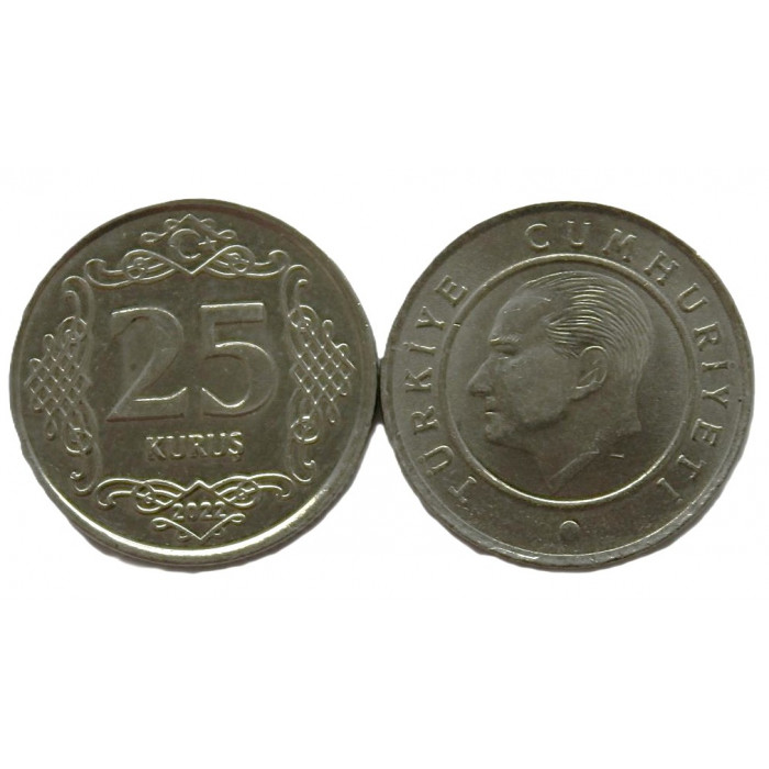 ТУРЦИЯ 25 куруш 2022 UNC