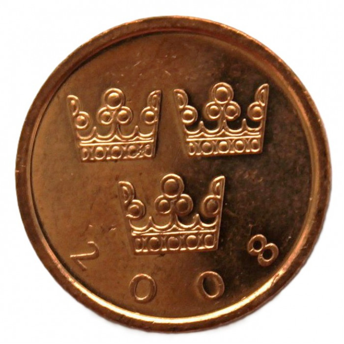 ШВЕЦИЯ 50 эре 2008 (KM# 878) Карл XVI Густав
