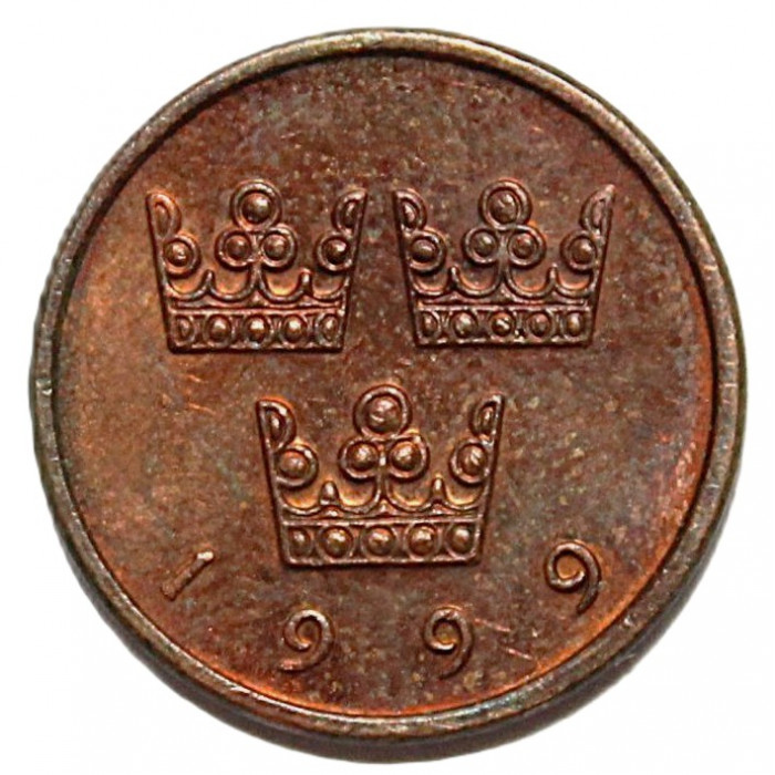 ШВЕЦИЯ 50 эре 1999 (KM# 878). Карл XVI Густав
