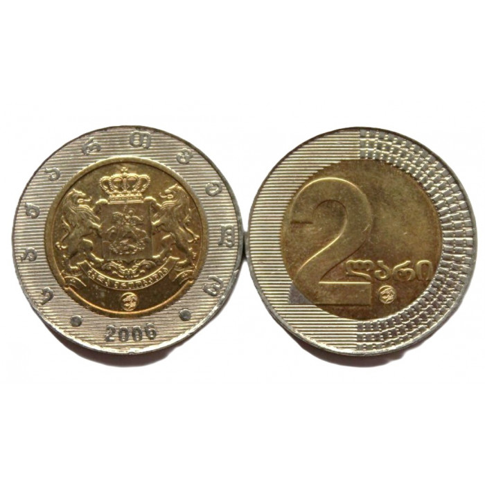 ГРУЗИЯ 2 лари 2006 (KM# 94)