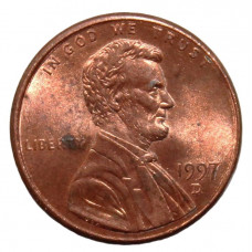 США 1 цент 1997 (D) Авраам Линкольн