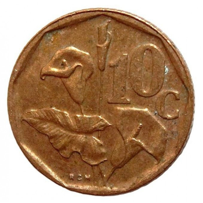 ЮАР 10 центов 1995 (KM# 135). Зантедеския