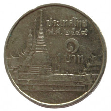 ТАИЛАНД 1 бат 2006 (Y# 183) Рама IX. Храм «Изумрудного Будды»