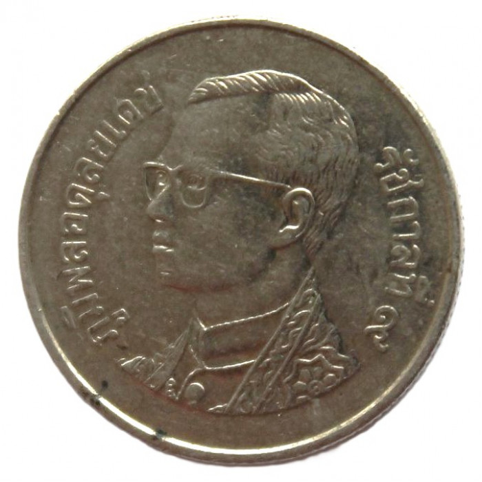 ТАИЛАНД 1 бат 2006 (Y# 183) Рама IX. Храм «Изумрудного Будды» ТАИЛАНД 1 бат 2006 (Y# 183) Рама IX. Храм «Изумрудного Будды»