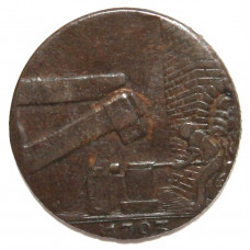 ВЕЛИКОБРИТАНИЯ (Уорикшир) 1/2 пенни 1793 «Кузницы Джона Уилкинсона»