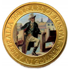 АВСТРАЛИЯ 1 доллар 2009 UNC. «200 лет национальной почтовой службе»