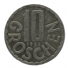 АВСТРИЯ 10 грошей 1983