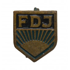 ГДР членский нагрудный знак «FDJ». Freie Deutsche Jugend. Союз свободной немецкой молодёжи. Комсомол
