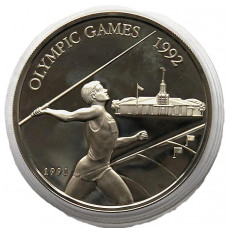 САМОА 10 тала 1991. «XXV летние Олимпийские игры в Барселоне». Метание копья