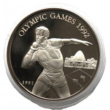 САМОА 10 тала 1991. «XXV летние Олимпийские игры в Барселоне». Толкание ядра