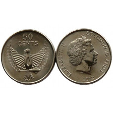 СОЛОМОНОВЫ ОСТРОВА 50 центов 2012 UNC. Дух орла