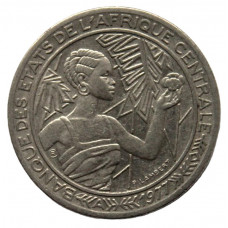 ЧАД 500 франков 1977 (А)