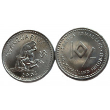 СОМАЛИЛЕНД 10 шиллингов 2006 UNC. «Знаки Зодиака». Водолей
