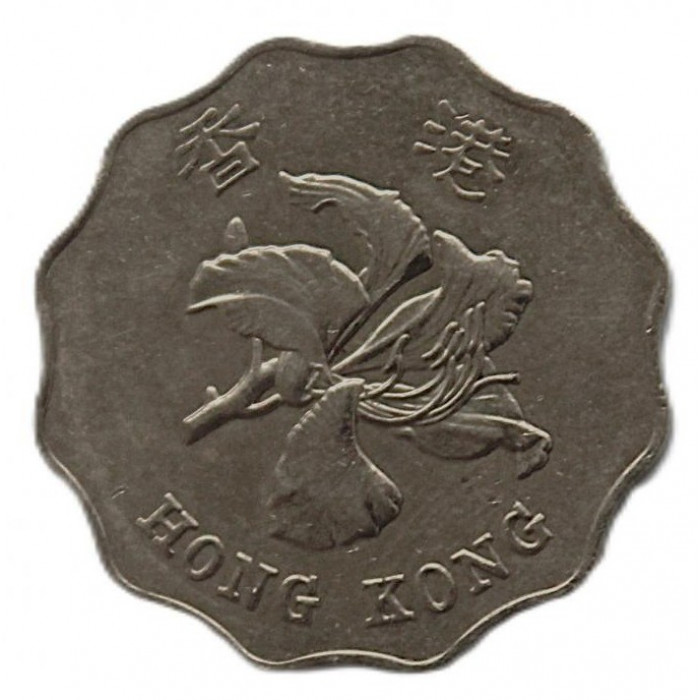 ГОНКОНГ 2 доллара 2012 (KM# 64). Цветок баугинии
